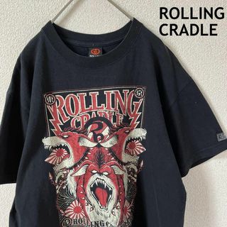 ROLLING CRADLE - O3 ローリングクレイドル　tシャツ 半袖　黒　Ｌメンズ バッグプリント