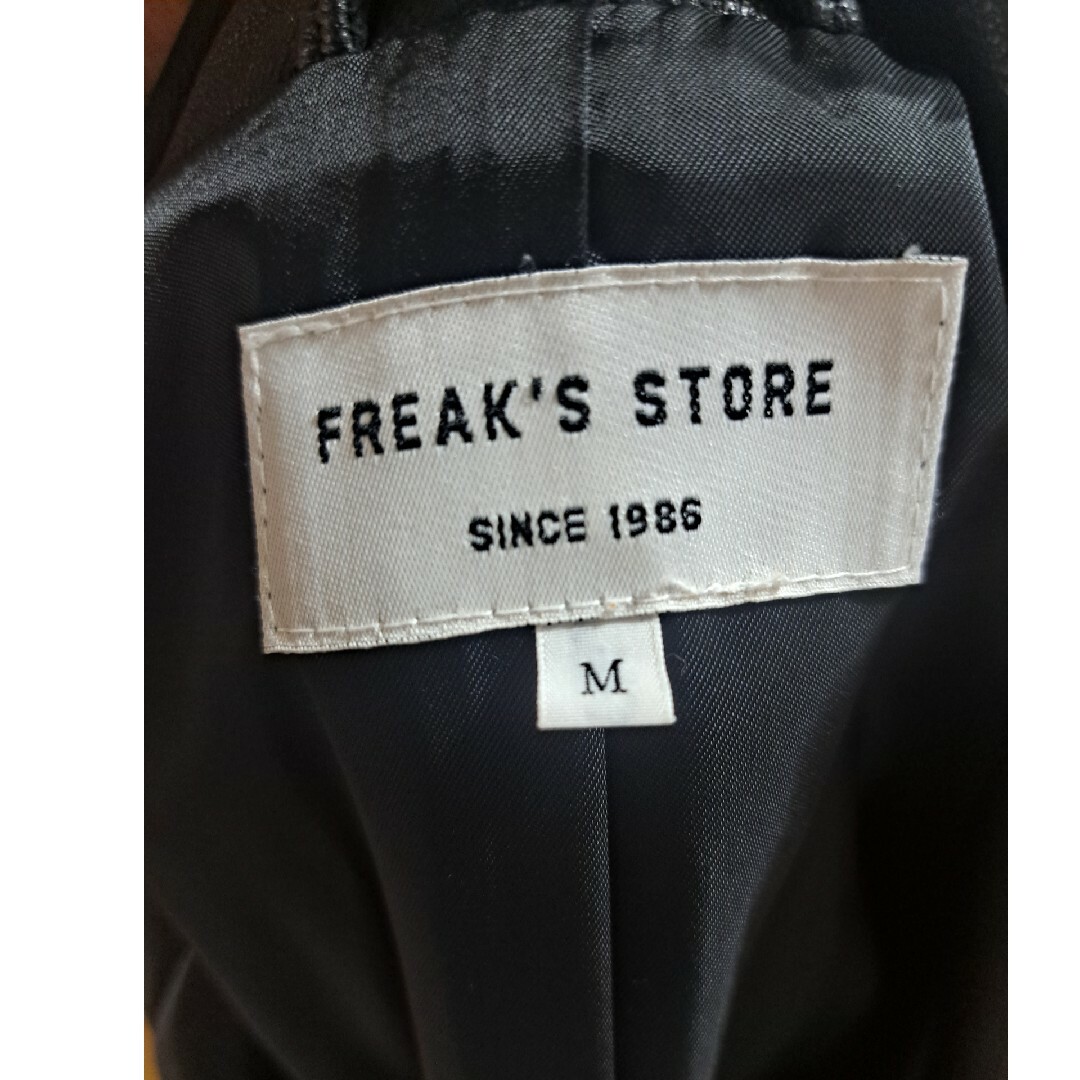 FREAK'S STORE(フリークスストア)のフリークスストア FREAK'S STORE やぎ革 ジャケット ライダース 黒 メンズのジャケット/アウター(レザージャケット)の商品写真