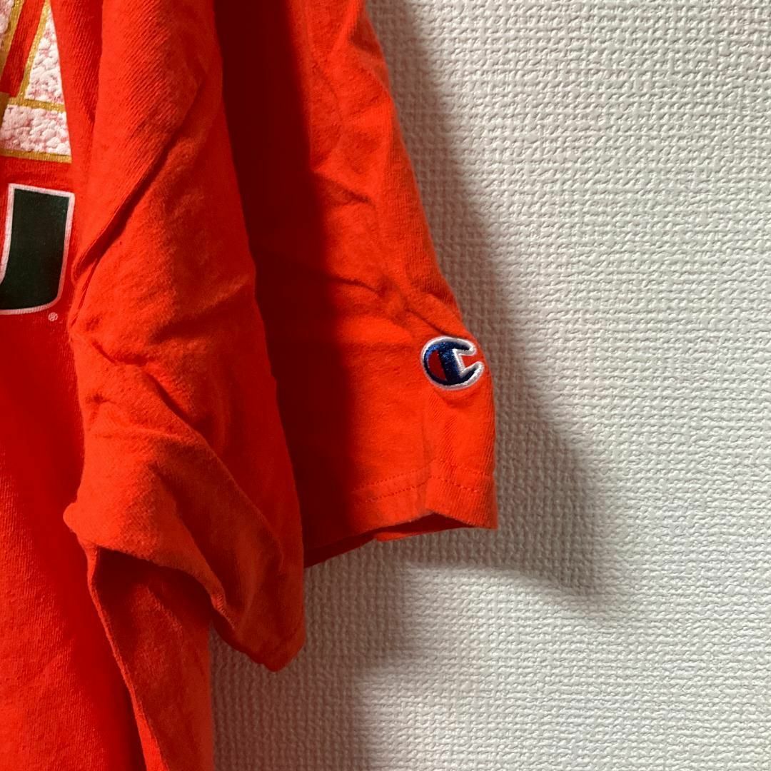 Champion(チャンピオン)の90s 古着 Champion Tシャツ 2XL フロントロゴ ゆるだぼ メンズのトップス(Tシャツ/カットソー(半袖/袖なし))の商品写真