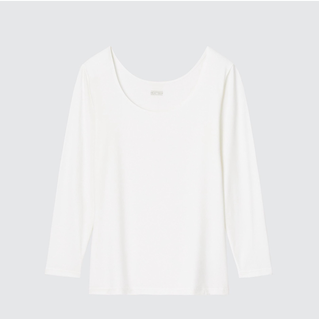 UNIQLO(ユニクロ)の新品 UNIQLO ヒートテック UネックT / 8分袖 ② (送料込) レディースのトップス(Tシャツ(長袖/七分))の商品写真