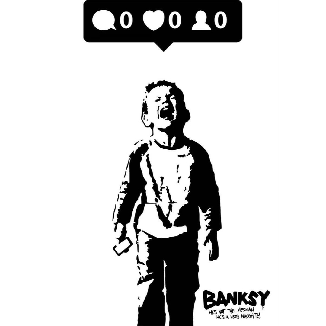 新品 BANKSY バンクシー 泣く男の子 SNS インスタ スウェット パンツ メンズのパンツ(その他)の商品写真