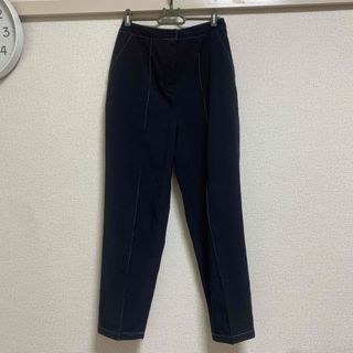 beams heart ステッチテーパードタックパンツ