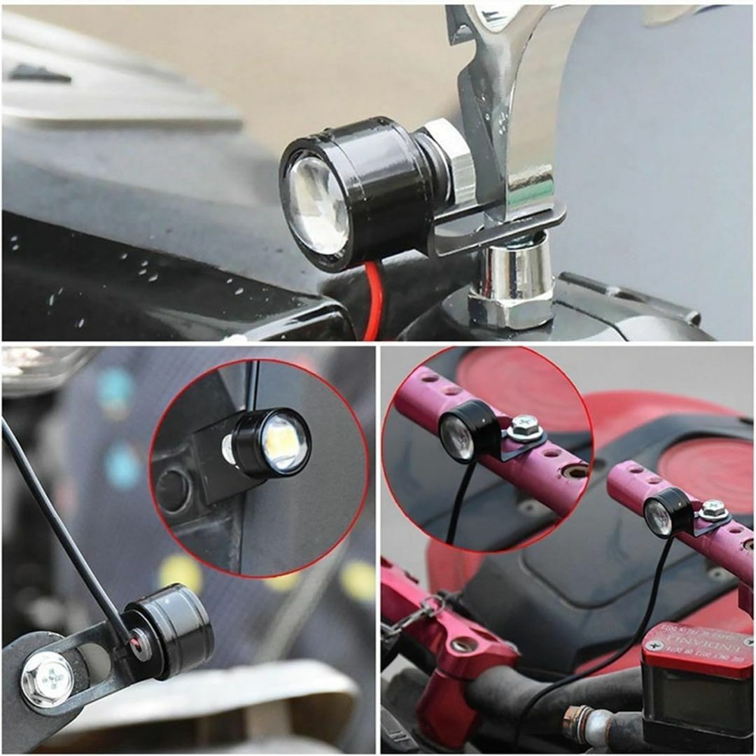 LED ストロボライト 12V ［ 点滅・高速点滅・左右点滅 ］/ ホワイト 自動車/バイクの自動車(車外アクセサリ)の商品写真