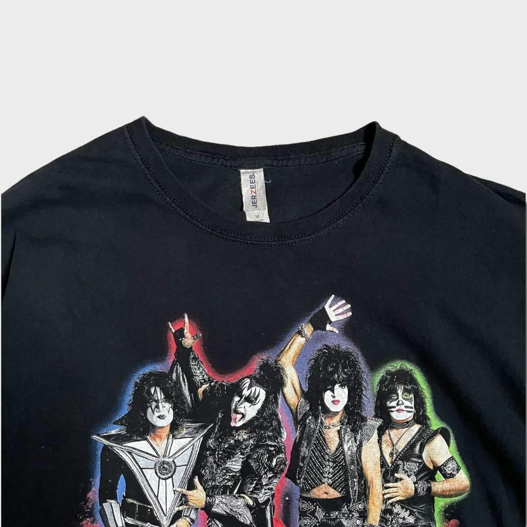 JERZEES(ジャージーズ)のバンドTシャツ　KISS　ツアーTシャツ　両面プリント　古着　黒 その他のその他(その他)の商品写真