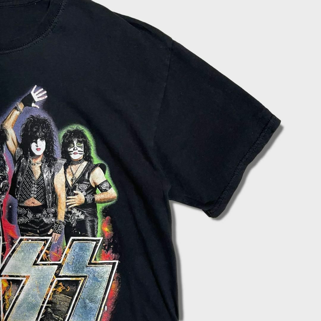 JERZEES(ジャージーズ)のバンドTシャツ　KISS　ツアーTシャツ　両面プリント　古着　黒 その他のその他(その他)の商品写真