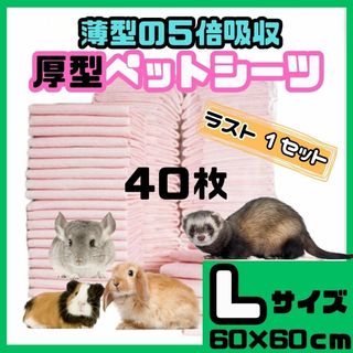 厚型 厚手 ペット シーツ トイレ シート おしっこ 使い捨て 吸収 速乾 犬猫(小動物)