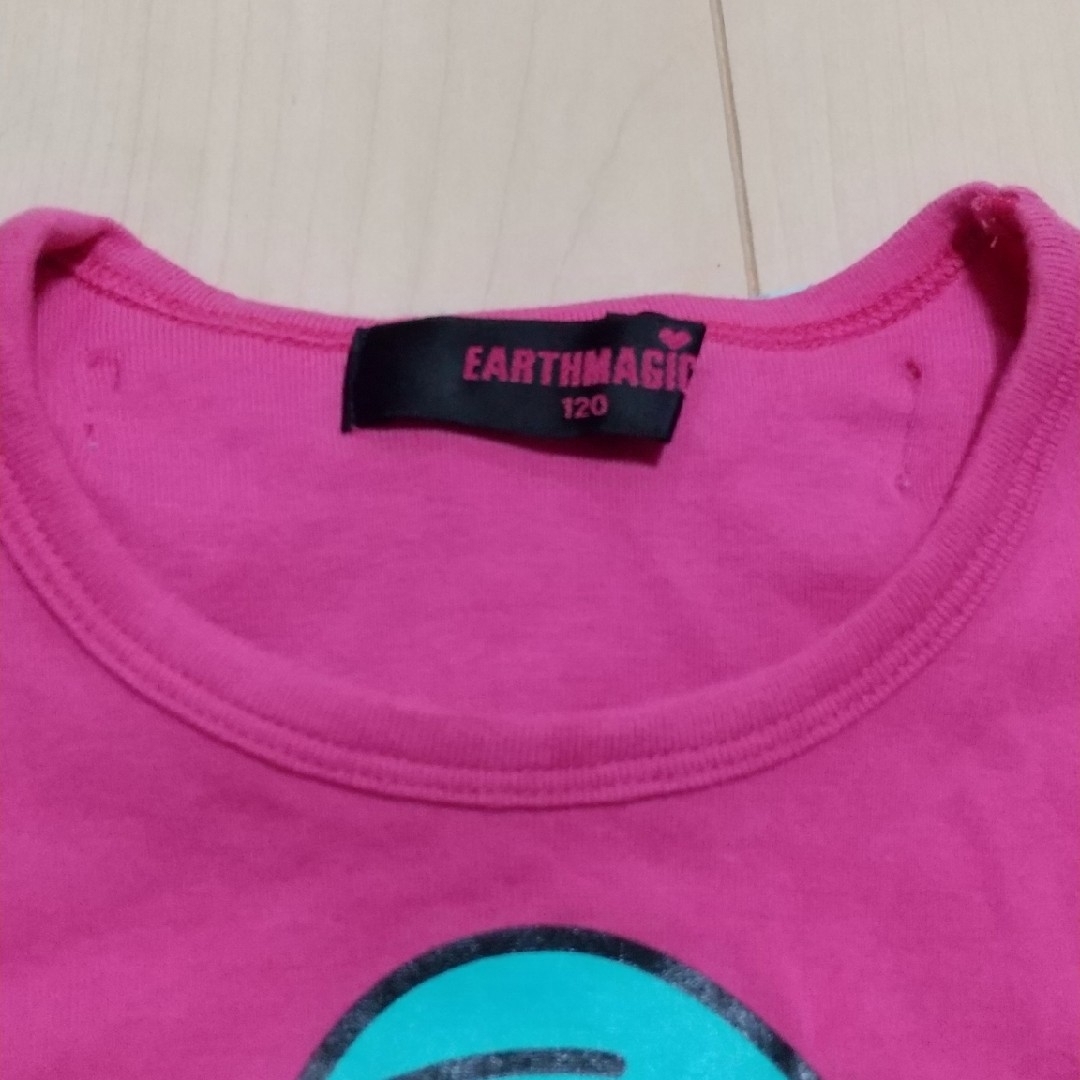 EARTHMAGIC(アースマジック)の22  アースマジック  マフィーT120 キッズ/ベビー/マタニティのキッズ服女の子用(90cm~)(Tシャツ/カットソー)の商品写真