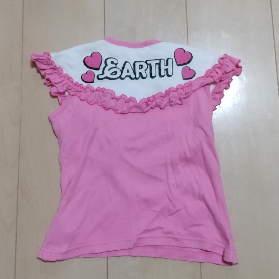 EARTHMAGIC(アースマジック)の25  アースマジックピンクT120 キッズ/ベビー/マタニティのキッズ服女の子用(90cm~)(Tシャツ/カットソー)の商品写真