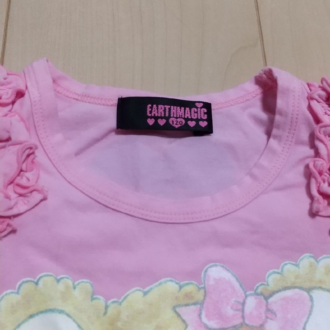 EARTHMAGIC(アースマジック)の28  アースマジック  マフィーロマT120 キッズ/ベビー/マタニティのキッズ服女の子用(90cm~)(Tシャツ/カットソー)の商品写真