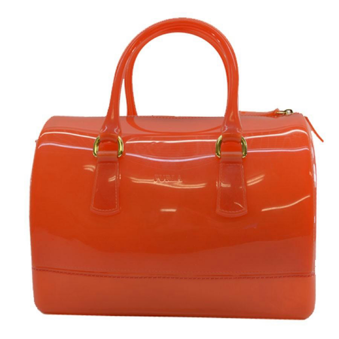 Furla(フルラ)のフルラ FURLA ハンドバッグ キャンディ PVC オレンジ 定番人気 レディースのバッグ(ハンドバッグ)の商品写真