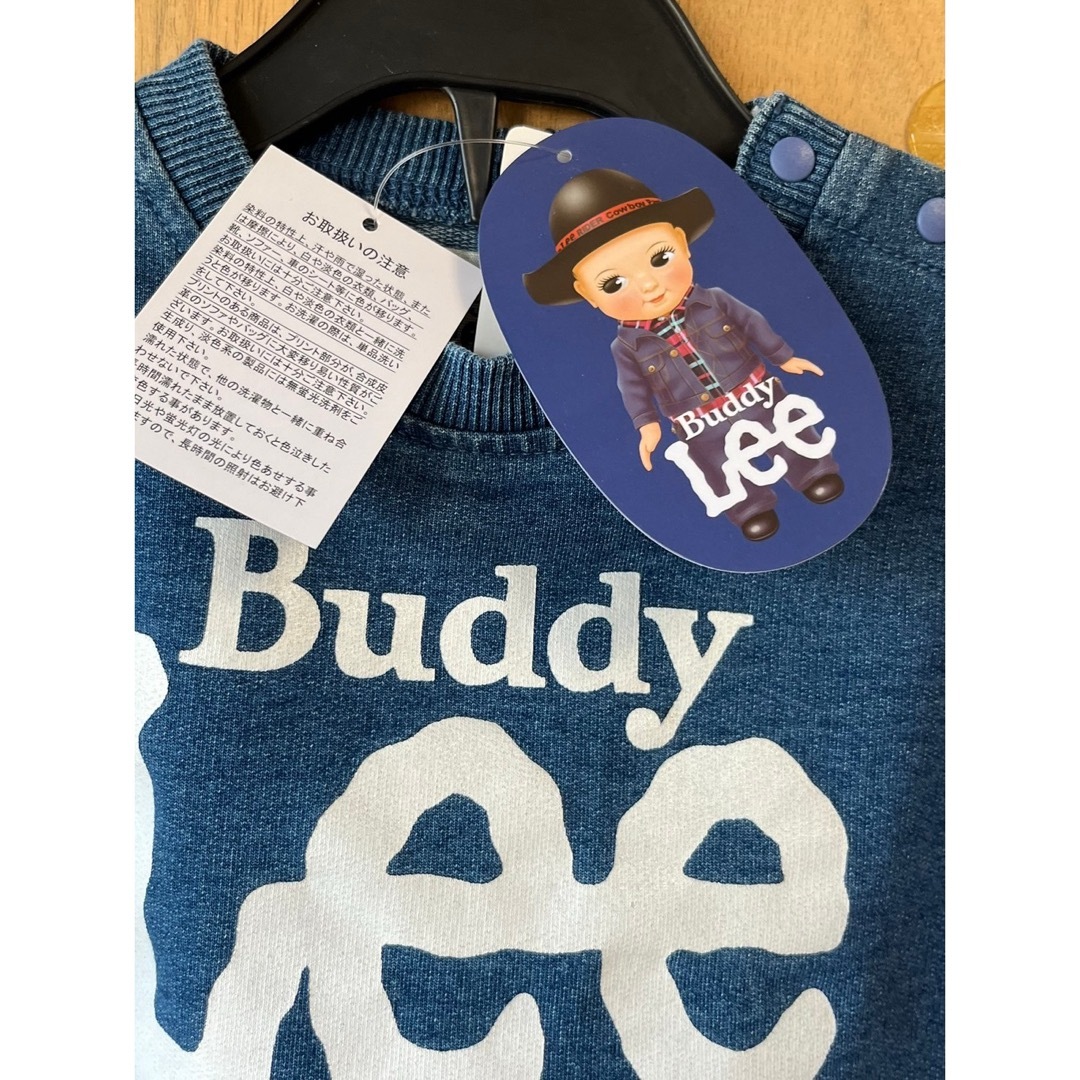 Buddy Lee(バディーリー)のBuddyLee ベビー服 男の子 デニム生地 新品 80cm 夏服  キッズ/ベビー/マタニティのベビー服(~85cm)(シャツ/カットソー)の商品写真