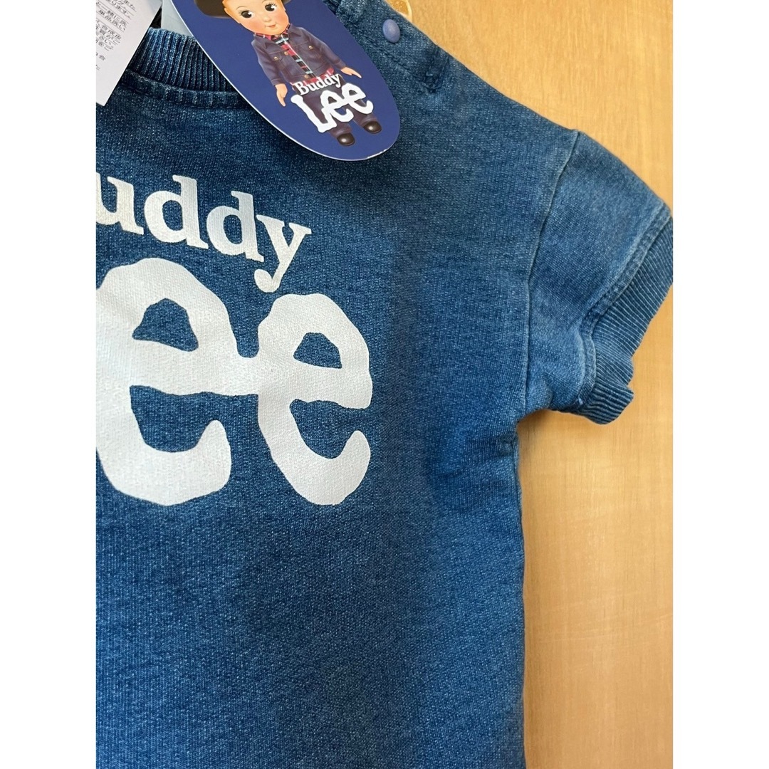 Buddy Lee(バディーリー)のBuddyLee ベビー服 男の子 デニム生地 新品 80cm 夏服  キッズ/ベビー/マタニティのベビー服(~85cm)(シャツ/カットソー)の商品写真