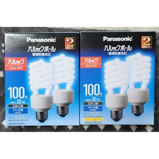 パナソニック(Panasonic)のPanasonic 電球型蛍光灯 パルックボール クール色 100形 E26口金(蛍光灯/電球)