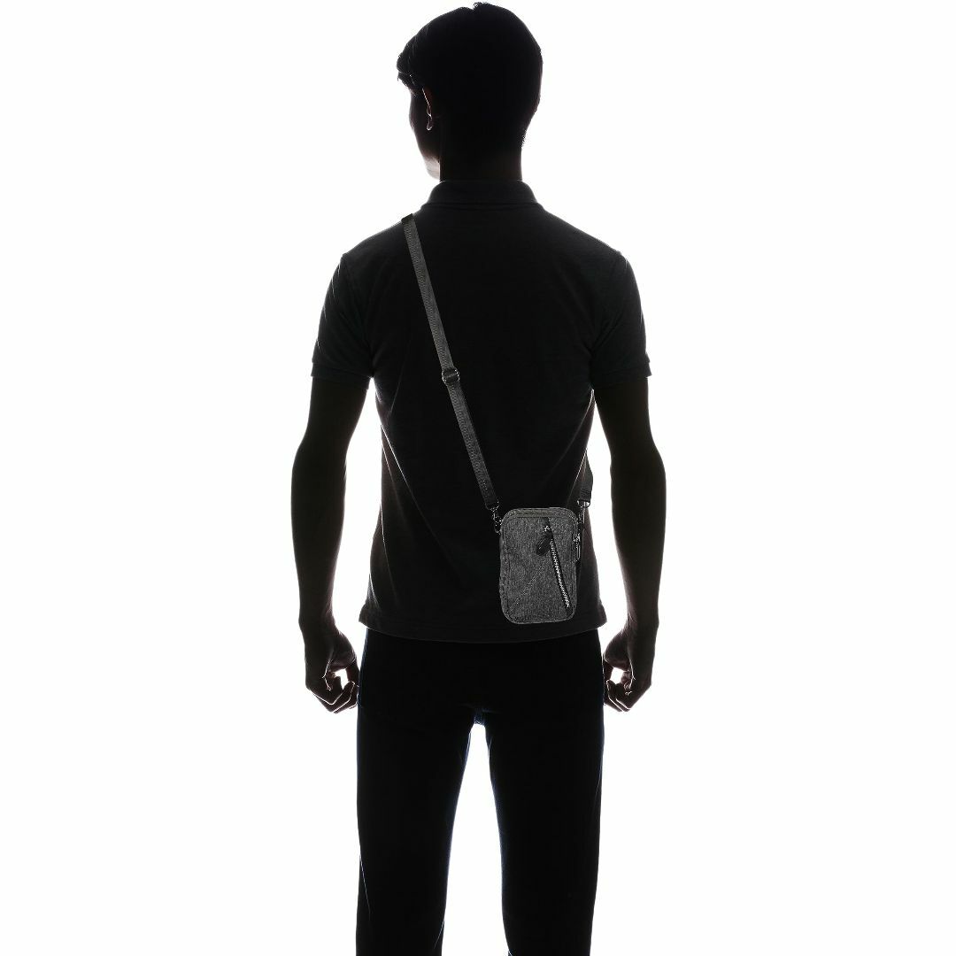 色: ダークグレー[ウォルト] ミニショルダー wlt HAENEL メンズのバッグ(その他)の商品写真