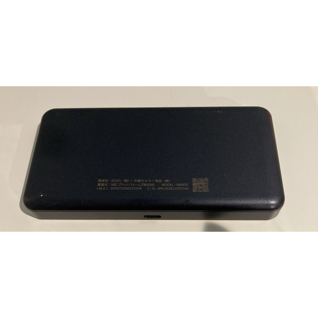NEC(エヌイーシー)のspeed wifi 5G x12  ブラック スマホ/家電/カメラのPC/タブレット(PC周辺機器)の商品写真