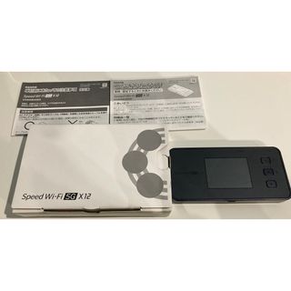 エヌイーシー(NEC)のspeed wifi 5G x12  ブラック(PC周辺機器)