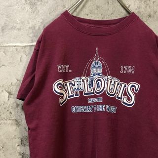 St Louis Gateway West アメリカ輸入 アーチ Tシャツ(Tシャツ/カットソー(半袖/袖なし))