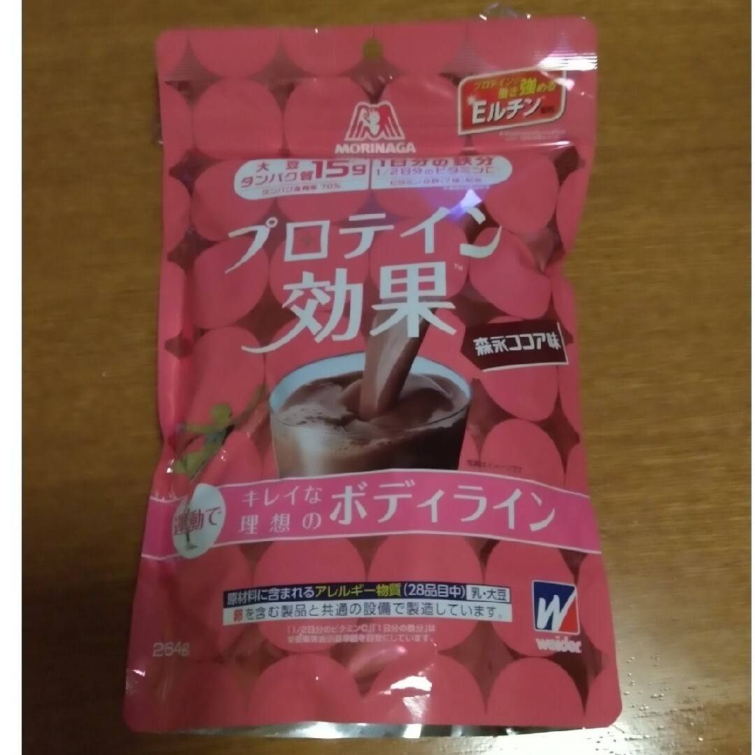 森永 ウィダー プロテイン効果 森永ココア味 264g 食品/飲料/酒の健康食品(プロテイン)の商品写真