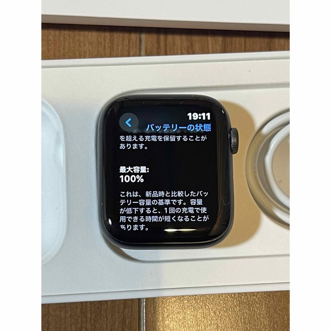 Apple(アップル)のAPPLE APPLE WATCH6 44mm gps スマホ/家電/カメラのスマホアクセサリー(その他)の商品写真