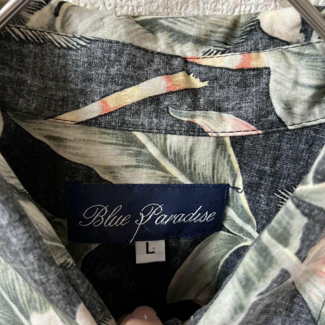 K2アロハシャツ半袖ボタニ柄シャツリバースプリントHawaiiUSA製Ｌメンズ メンズのトップス(Tシャツ/カットソー(半袖/袖なし))の商品写真