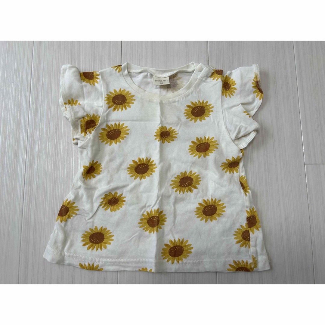 UNIQLO(ユニクロ)のキッズTシャツ セット 80cm 90cm キッズ/ベビー/マタニティのベビー服(~85cm)(Ｔシャツ)の商品写真