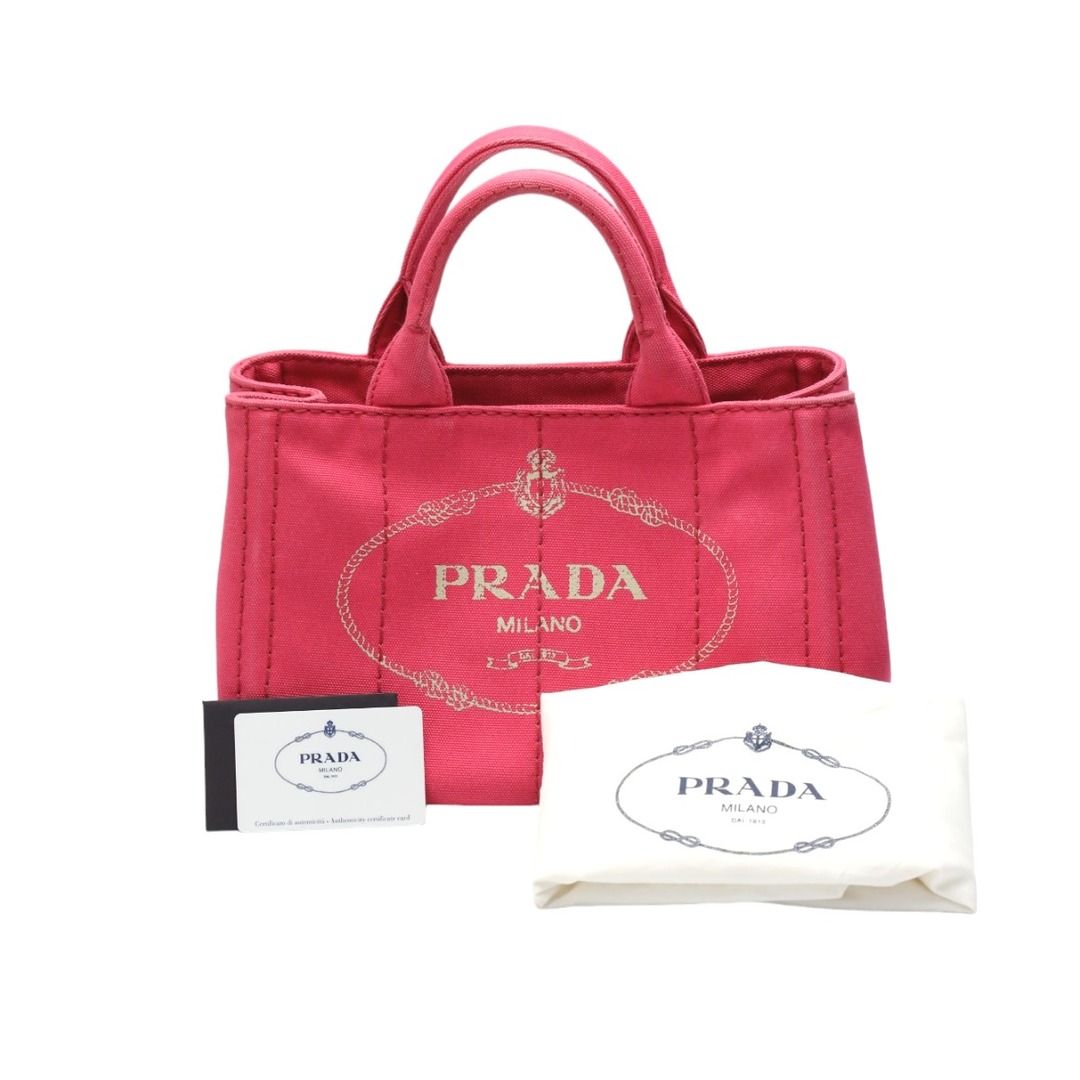 PRADA(プラダ)のプラダ B2439G トートバッグ ピンク  PRADA カナパトート キャンバス レディースのバッグ(トートバッグ)の商品写真