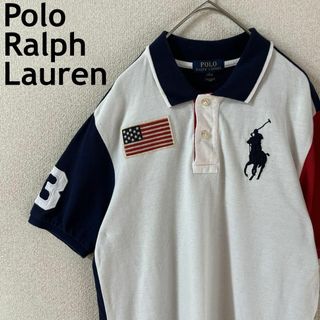 ラルフローレン(Ralph Lauren)のK2 ラルフローレン　ビッグポニーポロシャツ半袖　カラフル　鹿子　XS〜Sメンズ(ポロシャツ)