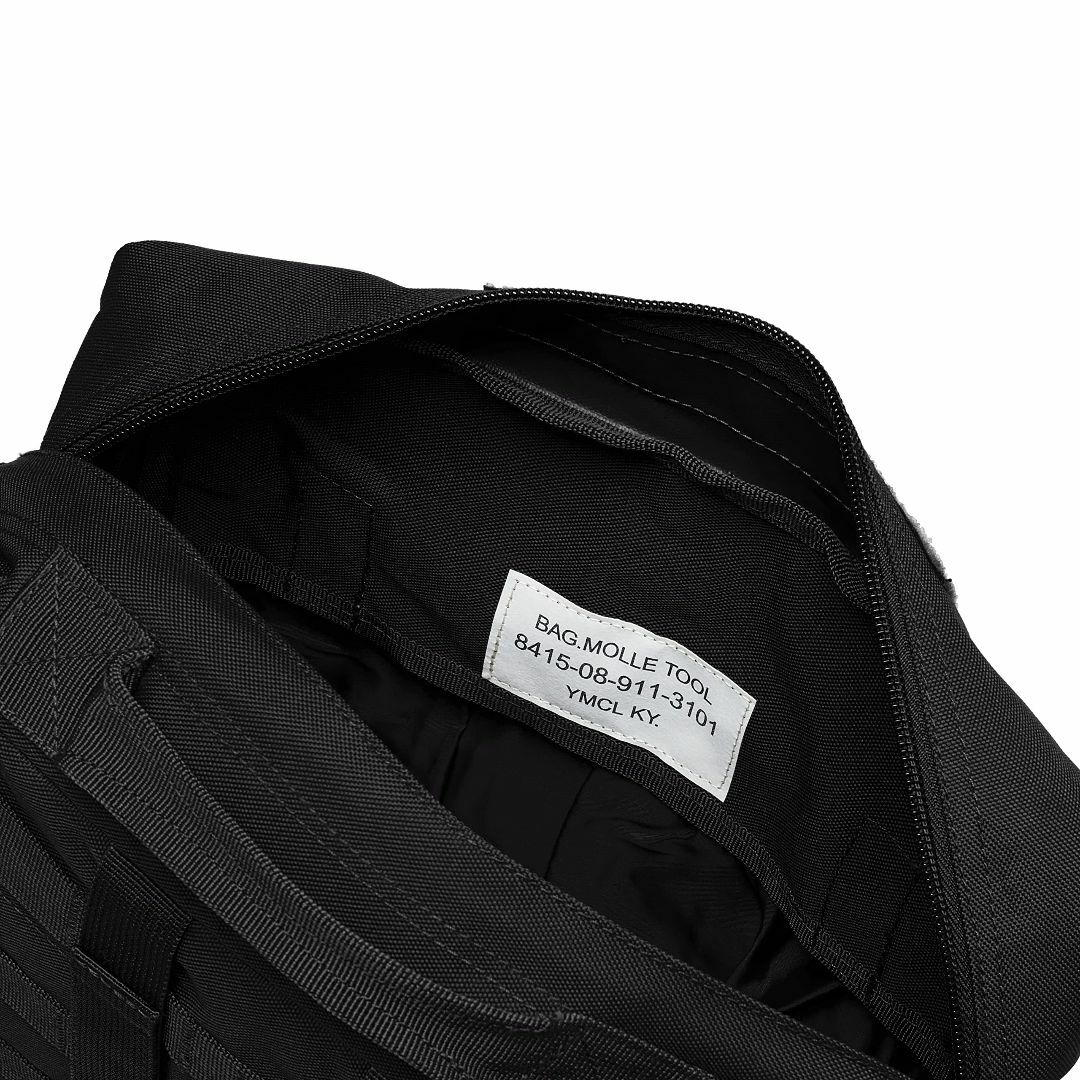 【色: ブラック】[エフスタイル] ワンショルダーバッグ 3WAY モールミリタ メンズのバッグ(その他)の商品写真