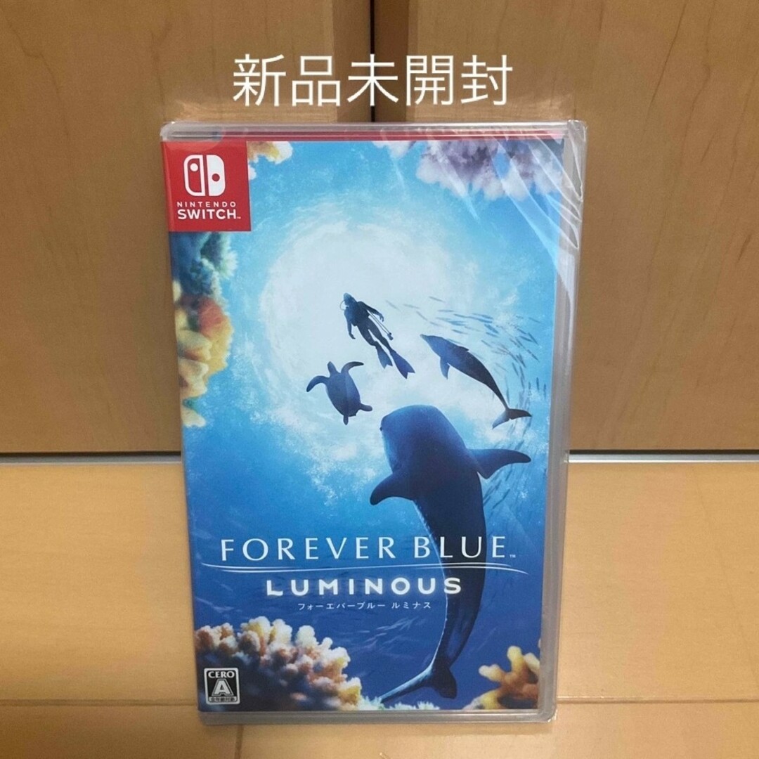 Nintendo Switch(ニンテンドースイッチ)のFOREVER BLUE LUMINOUS（フォーエバーブルー ルミナス） エンタメ/ホビーのゲームソフト/ゲーム機本体(家庭用ゲームソフト)の商品写真