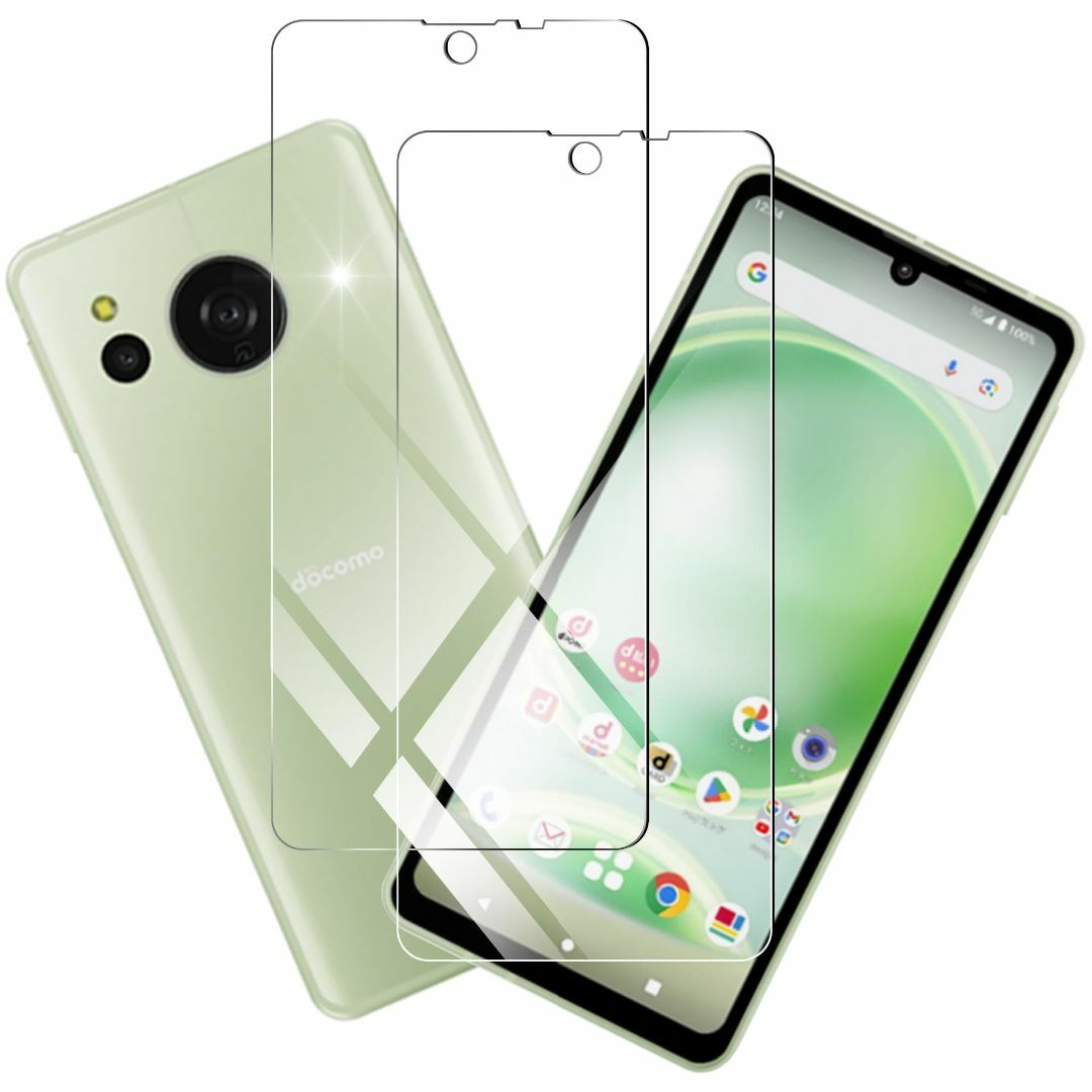 【サイズ:【2枚】AQUOS sense8】houge 【 2枚 セット 】 A スマホ/家電/カメラのスマホアクセサリー(その他)の商品写真