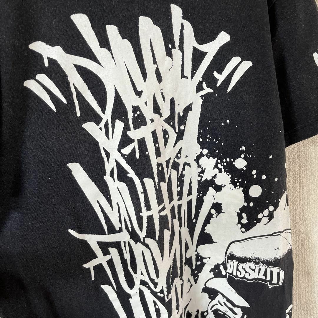 DISSIZIT(ディスイズイット)のN2 DISSIZITI XLARGE コラボ　tシャツ 半袖　Mメンズ 黒 メンズのトップス(Tシャツ/カットソー(半袖/袖なし))の商品写真