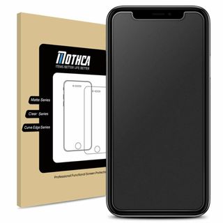 【特価セール】Mothca アンチグレア 強化ガラスiPhone X/iPhon(その他)