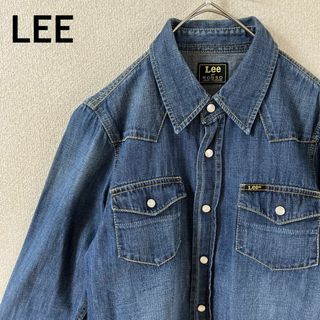 リー(Lee)のN2 Lee デニムシャツ　ウエスタン　長袖　ヴィンテージ　Mレディース(シャツ/ブラウス(長袖/七分))