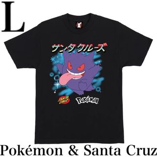 ポケモン(ポケモン)のPokémon & Santa Cruz Ghost Men's T-Shirt(Tシャツ/カットソー(七分/長袖))