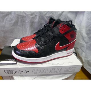 ジョーダン(Jordan Brand（NIKE）)のNike GS Air Jordan 1 Mid "Bred"(スニーカー)