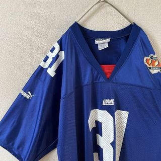 プーマ(PUMA)のN2 NFL GIANTS 31SEHORNゲームシャツ半袖Ｌメンズ PUMA製(アメリカンフットボール)