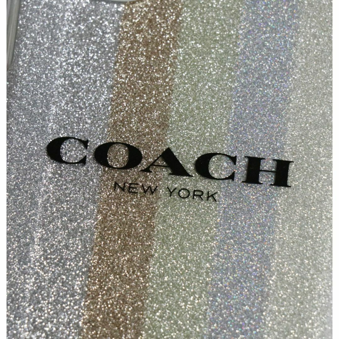 COACH(コーチ)の【コーチ】カラフルストライプ iPhone11 iPhoneXR 対応ケース スマホ/家電/カメラのスマホアクセサリー(iPhoneケース)の商品写真