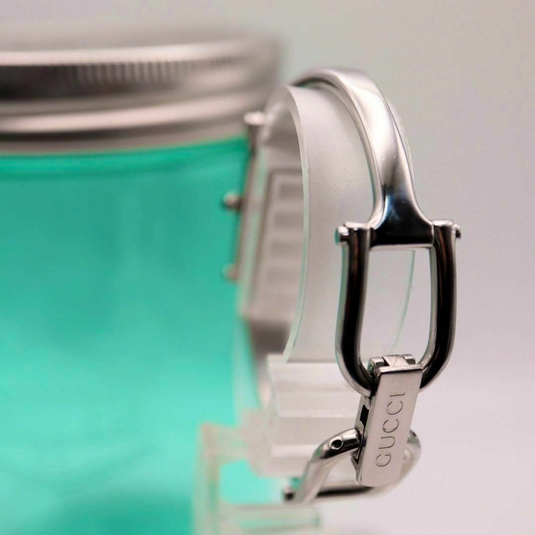 Gucci(グッチ)のGUCCI ピンクシェル スクエア シルバー レディース腕時計 783 レディースのファッション小物(腕時計)の商品写真