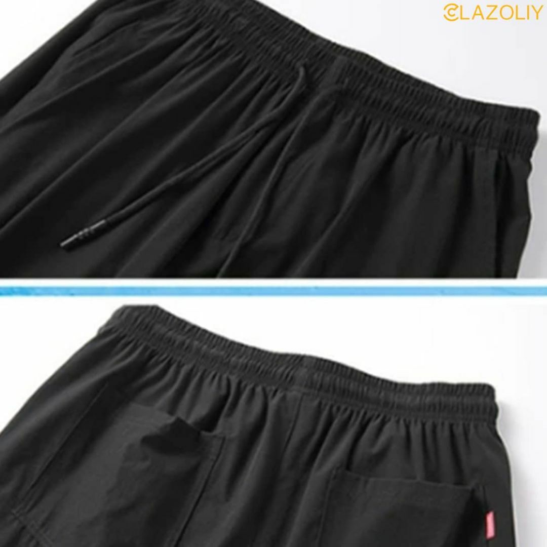 CLAZOLIY 接触冷感 9分丈 パンツ メンズ 夏 ストレッチ 涼しい 吸水 メンズのファッション小物(その他)の商品写真