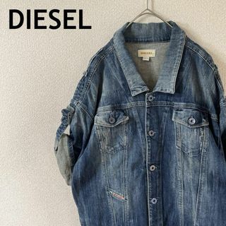 DIESEL - Y1 DIESEL デニムジャケット　ミニワンピース　ロールアップXSレディース