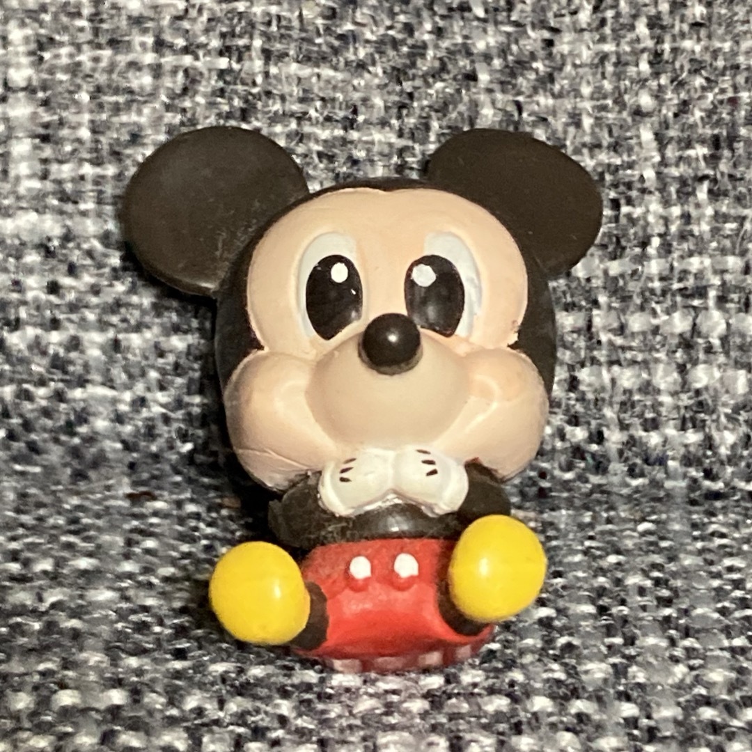 Disney(ディズニー)の平成レトロ　ディズニー　Disney ミッキーマウス　ミニチュア　指人形　雑貨　 エンタメ/ホビーのおもちゃ/ぬいぐるみ(キャラクターグッズ)の商品写真