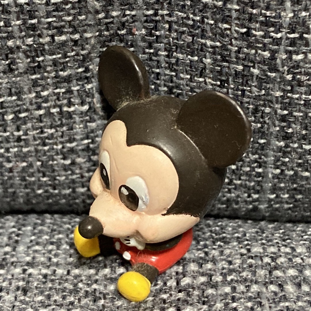 Disney(ディズニー)の平成レトロ　ディズニー　Disney ミッキーマウス　ミニチュア　指人形　雑貨　 エンタメ/ホビーのおもちゃ/ぬいぐるみ(キャラクターグッズ)の商品写真