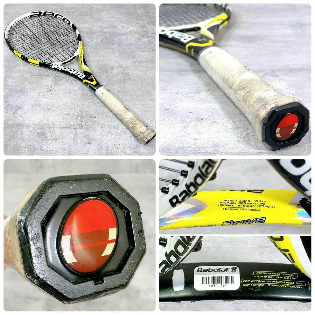 Babolat(バボラ)のM046 バボラ BabolaT AeroPro Drive 硬式テニスラケット スポーツ/アウトドアのテニス(ラケット)の商品写真