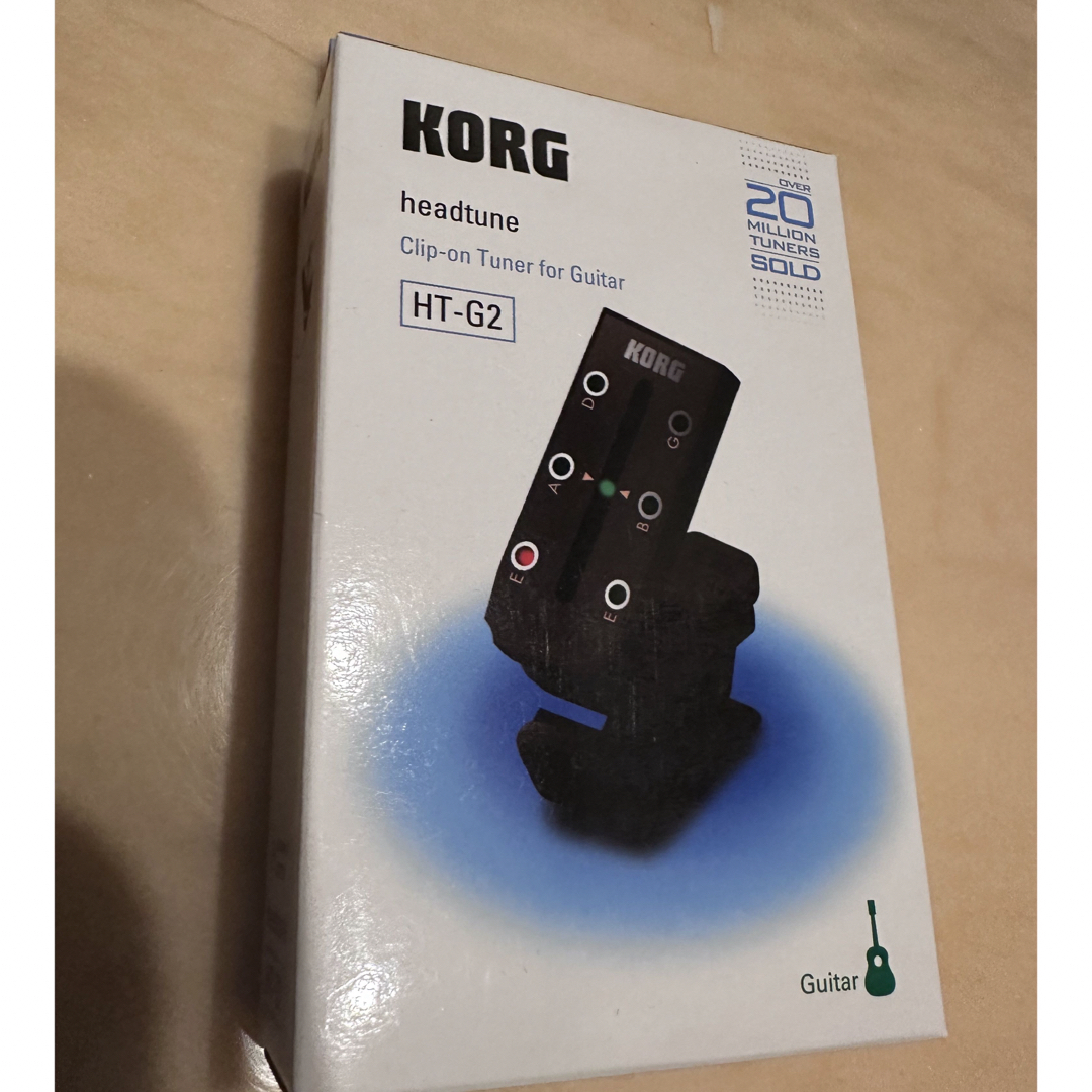 【新品】KORG　ギター用　クリップチューナー headtune（ヘッドチューン 楽器のギター(その他)の商品写真