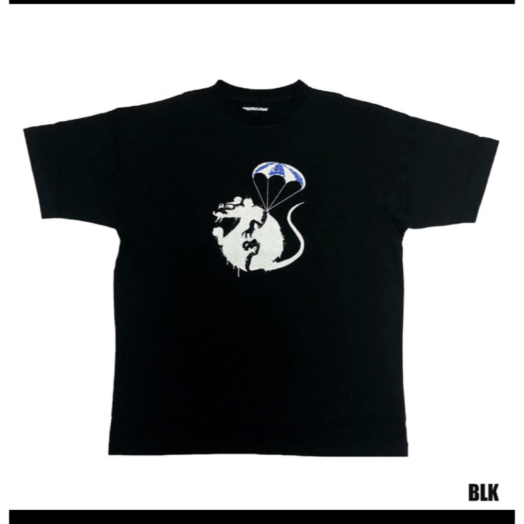 JUGLANS(ユグランス)の新品ＪＵＧＬＡＮＳ　Banksy Ball Parachute Rat-Ｔシャツ メンズのトップス(Tシャツ/カットソー(半袖/袖なし))の商品写真