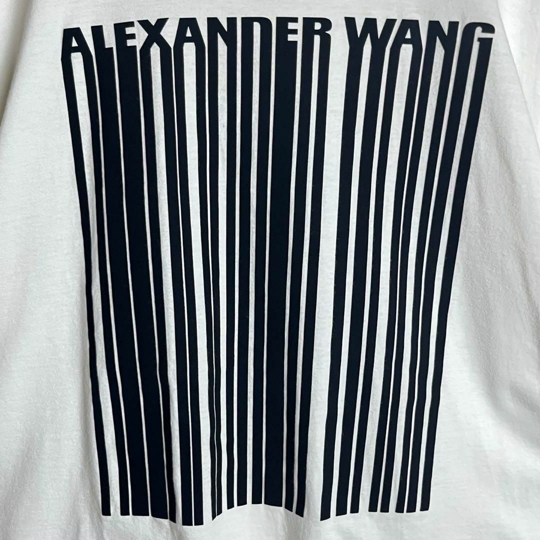 Alexander Wang(アレキサンダーワン)のアレキサンダーワン☆バーコードロゴ入りTシャツ 定番ホワイト 入手困難 メンズのトップス(Tシャツ/カットソー(半袖/袖なし))の商品写真