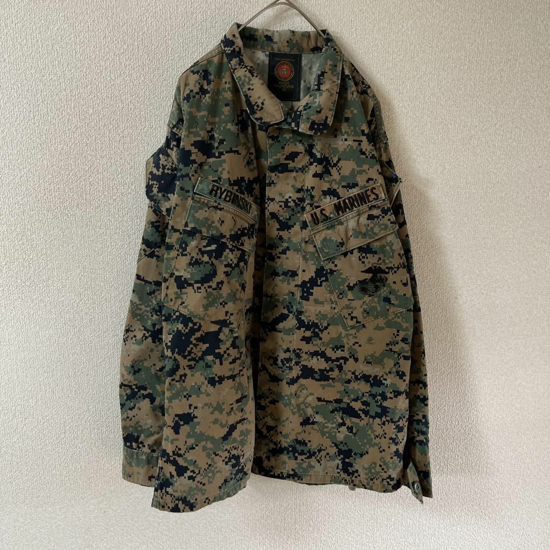 V3 U.S.MARINESミリタリーシャツドット迷彩UCP柄SSサイズ大きめ メンズのトップス(Tシャツ/カットソー(七分/長袖))の商品写真