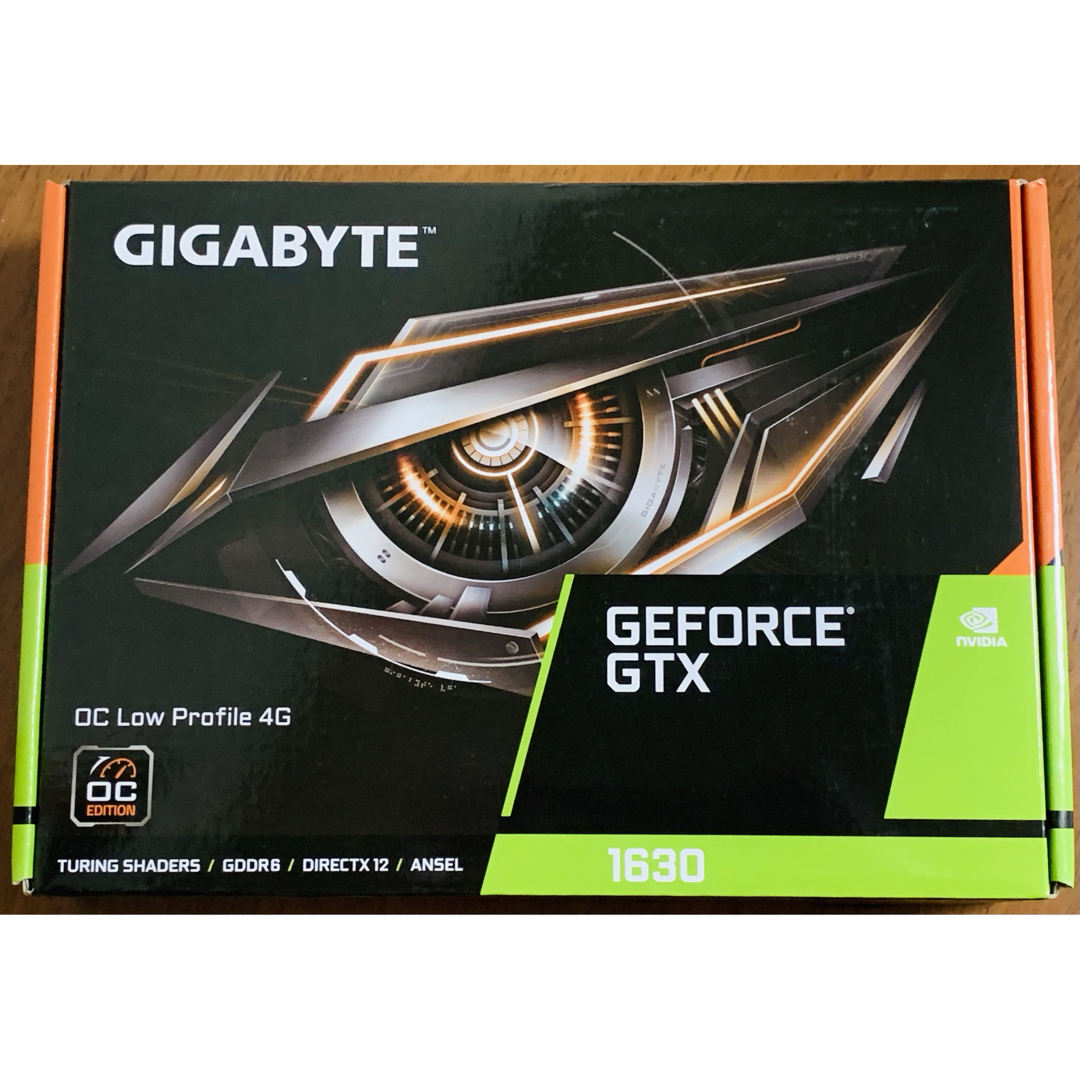 GIGABYTE(ギガバイト)の【未使用】GIGABYTE GTX 1630 OC Low Profile 4G スマホ/家電/カメラのPC/タブレット(PCパーツ)の商品写真