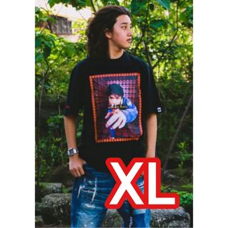 サプール SAPEur x MASATOSHI HAMADA 春はまだか　黒XL(Tシャツ/カットソー(半袖/袖なし))