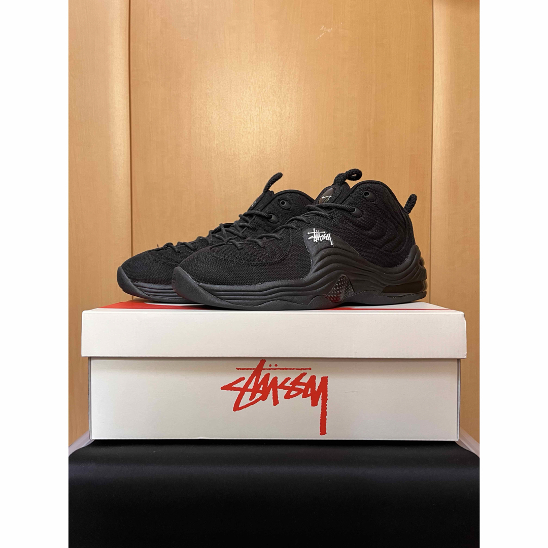 NIKE(ナイキ)のStussy × Nike Air Penny 2 Black メンズの靴/シューズ(スニーカー)の商品写真